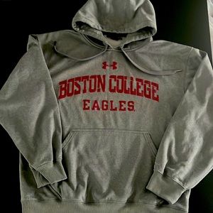 Boston college under armor hoody sweatshirt size SM
